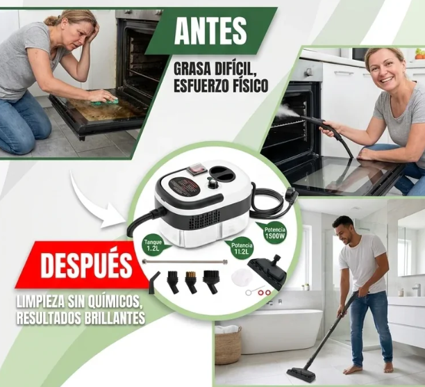 Limpiadora a Vapor SteamForce Pro®